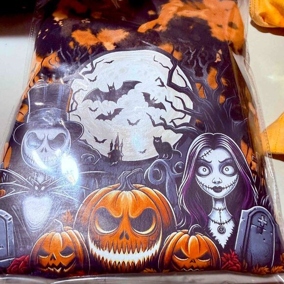 Custom Halloween Tie Dye Tee (Nightmare Before Christmas - Picture 3 of 3